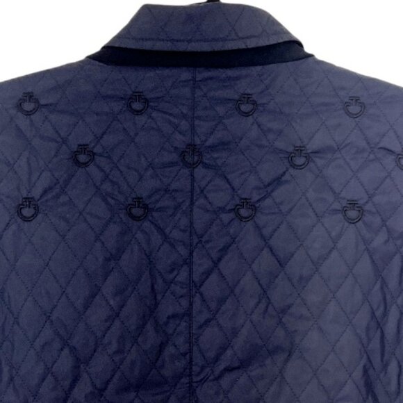 Cavalleria Toscana Embroidered Quilted Equestrian Jacket Blue Size XL Pre-Loved - Picture 5 of 5